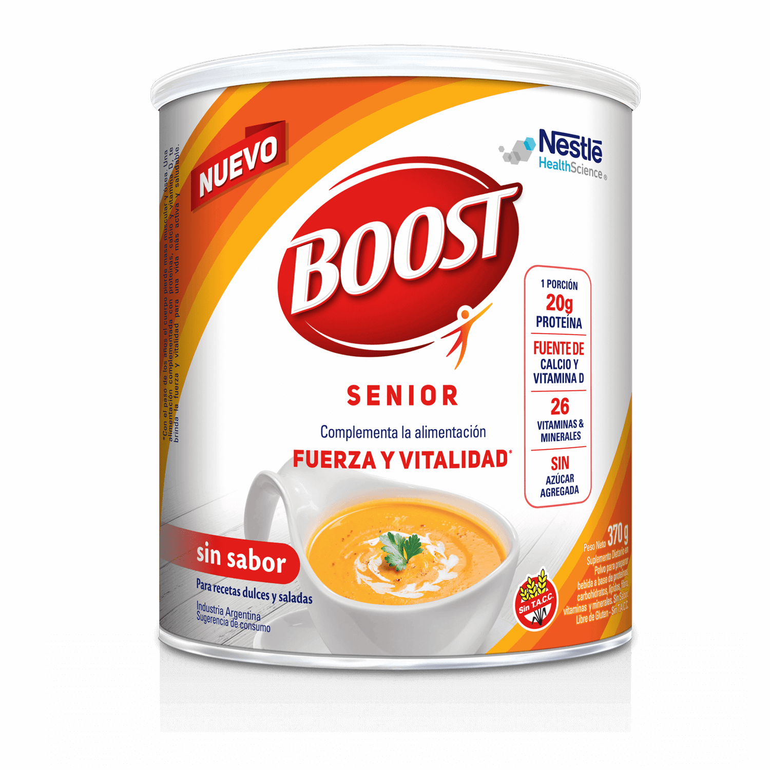 BOOST Senior Sin sabor 370g