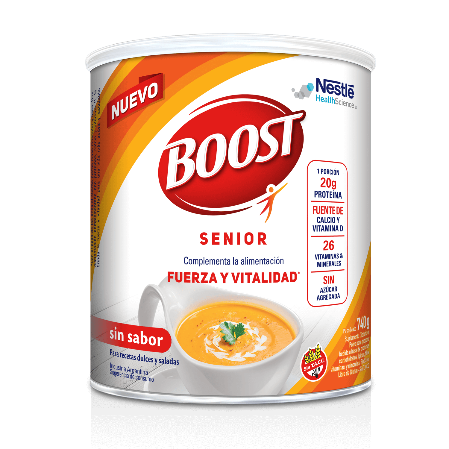 BOOST Senior Sin sabor 740g